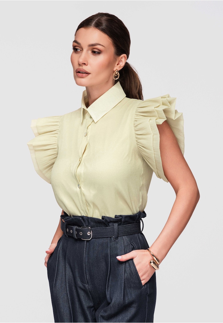 Camasa fara maneci OW-SH-E0037 - Verde