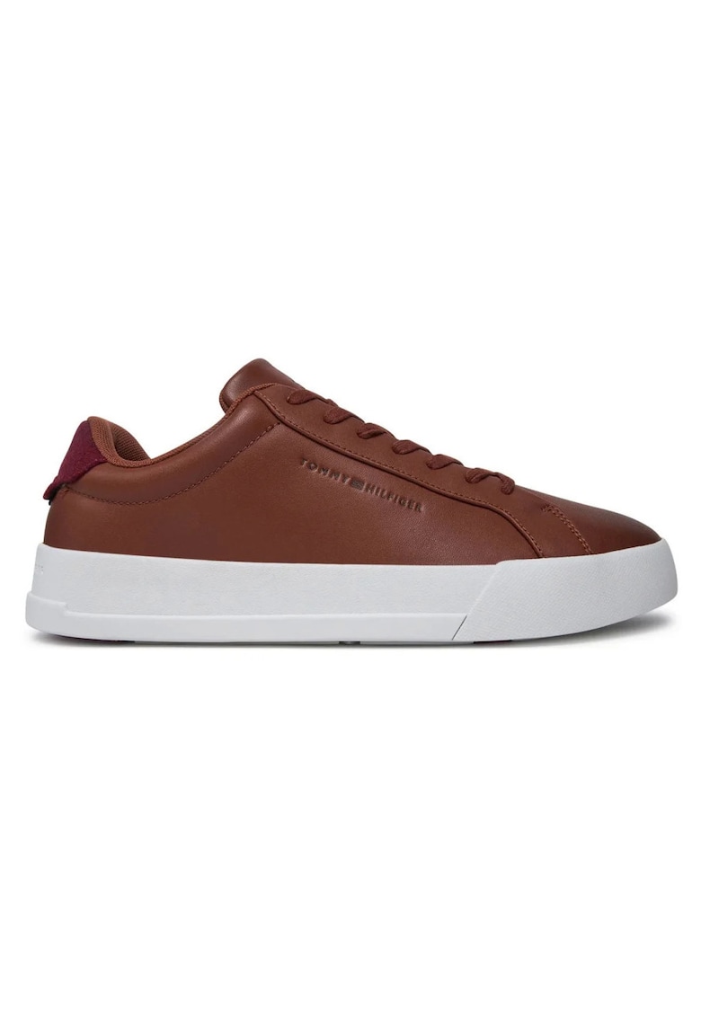 Pantofi sport din piele naturala - Maro - Maro