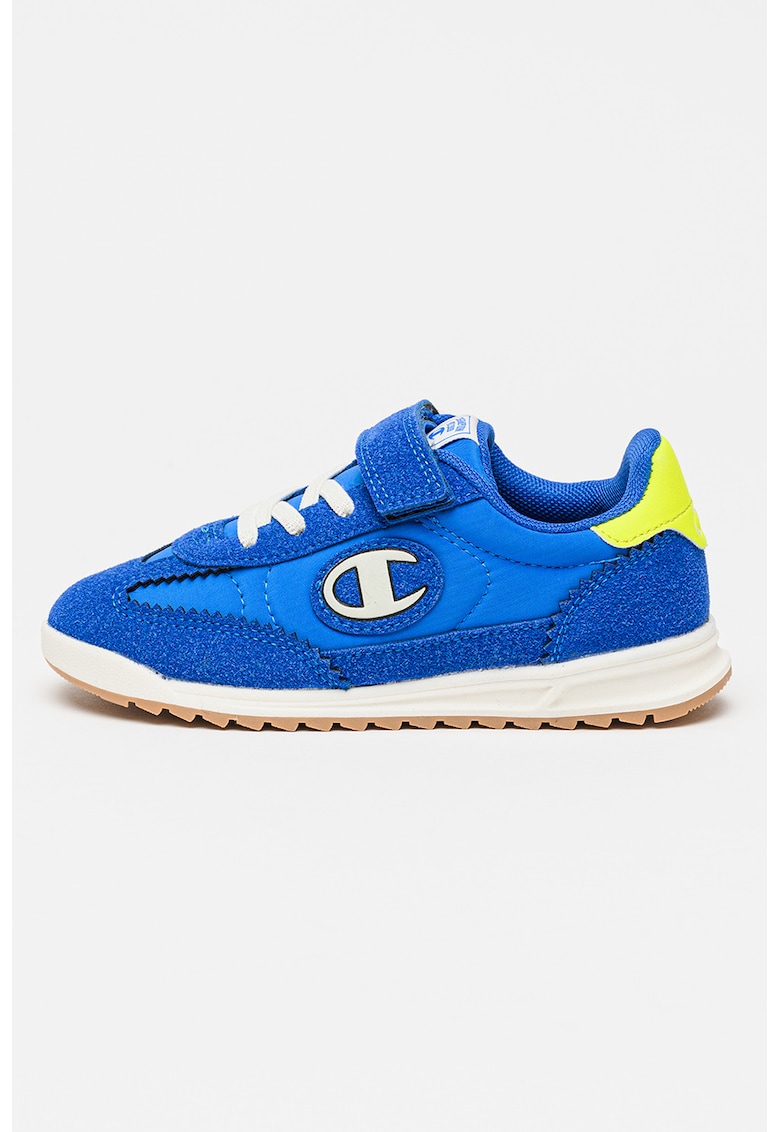 Pantofi sport Jonny cu garnituri din piele intoarsa - Albastru royal