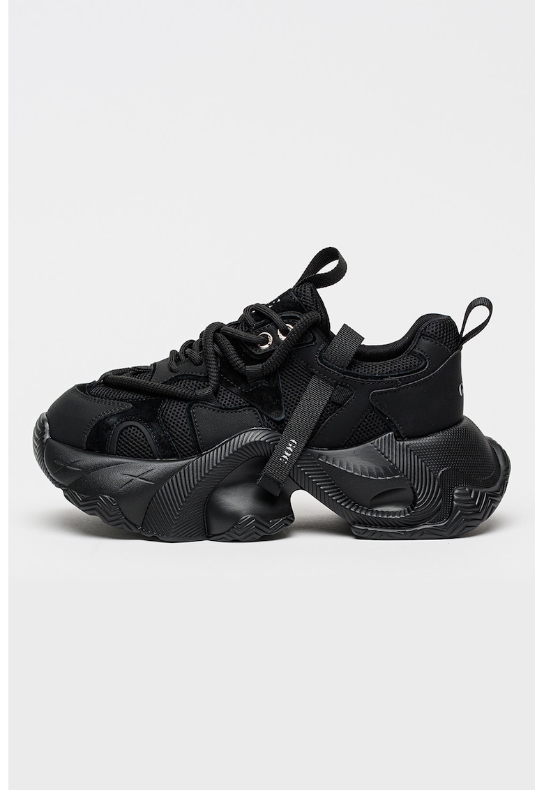 Pantofi sport cu design masiv - Negru