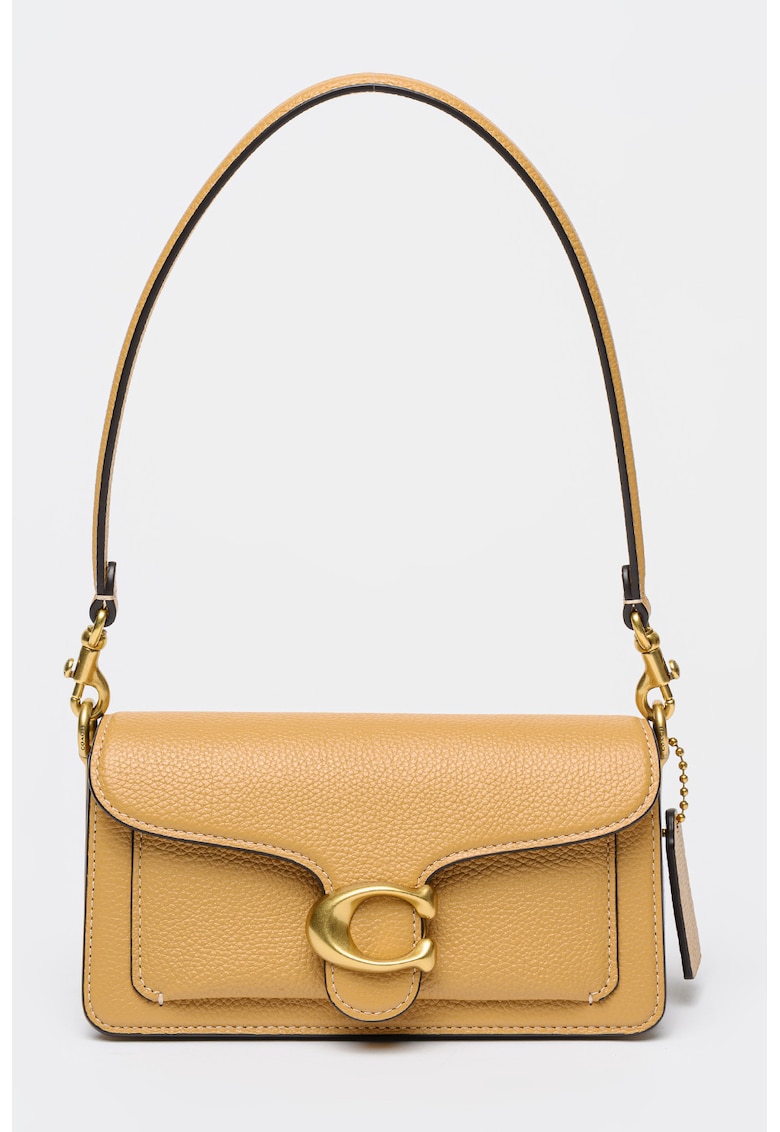Geanta crossbody din piele Tabby - Galben mustar