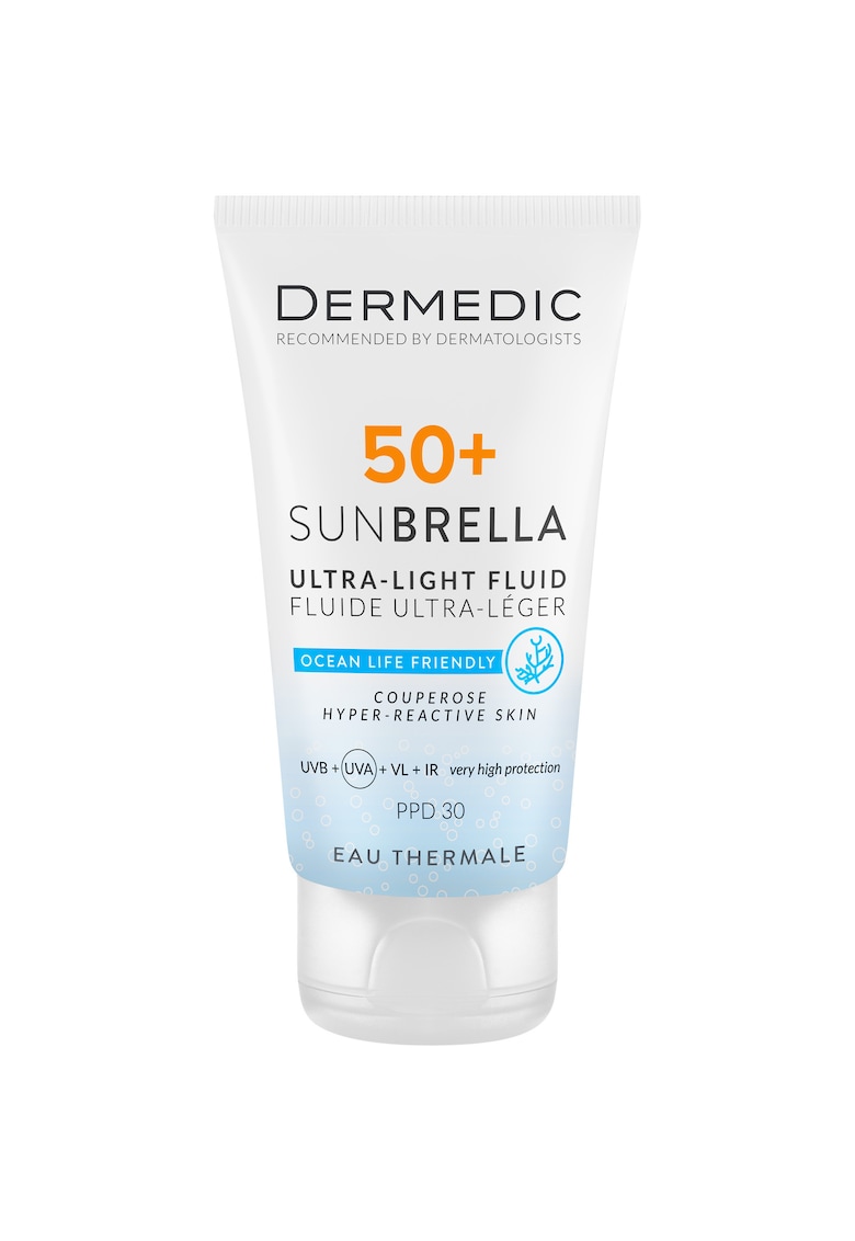 Fluid ultra-light SPF 50+ SUNBRELLA 40 ml - Cuperozic/Hipersensibil