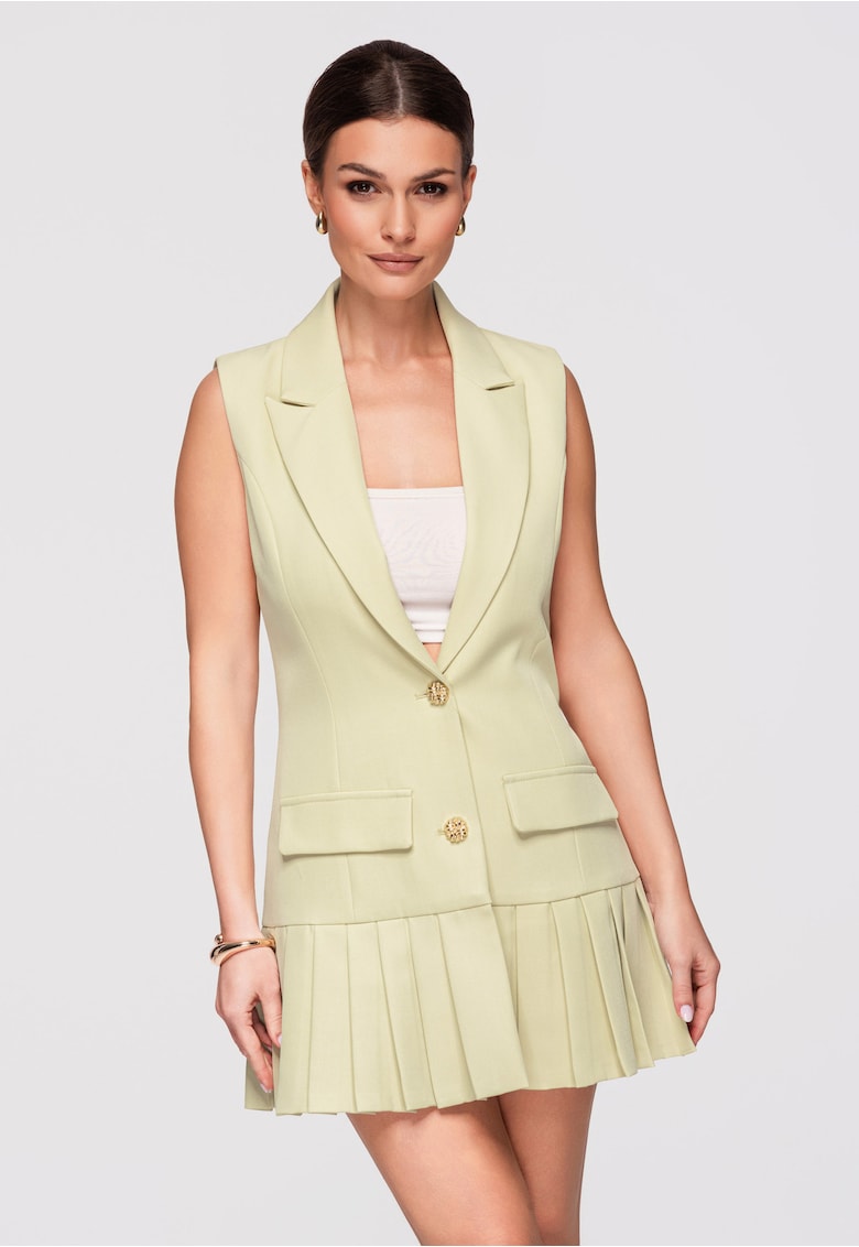 Rochie eleganta mini LA-OM-DLR303 - Verde