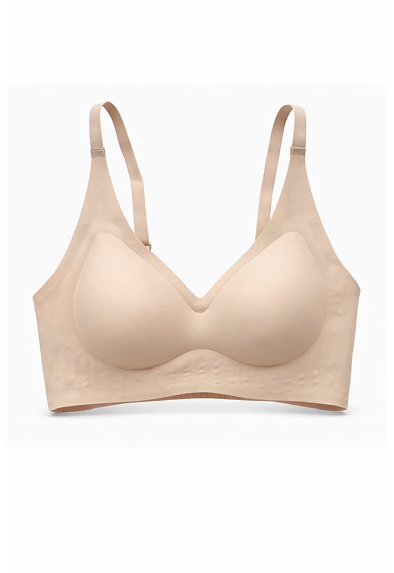 Sutien fara armaturi - cusaturi - cu cupa preformata - SM57 - Piele