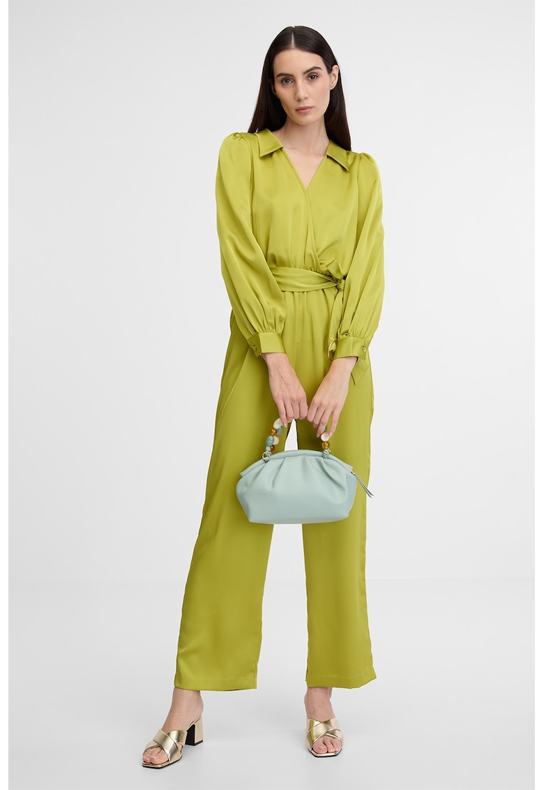Salopeta uni regular fit - Verde fistic