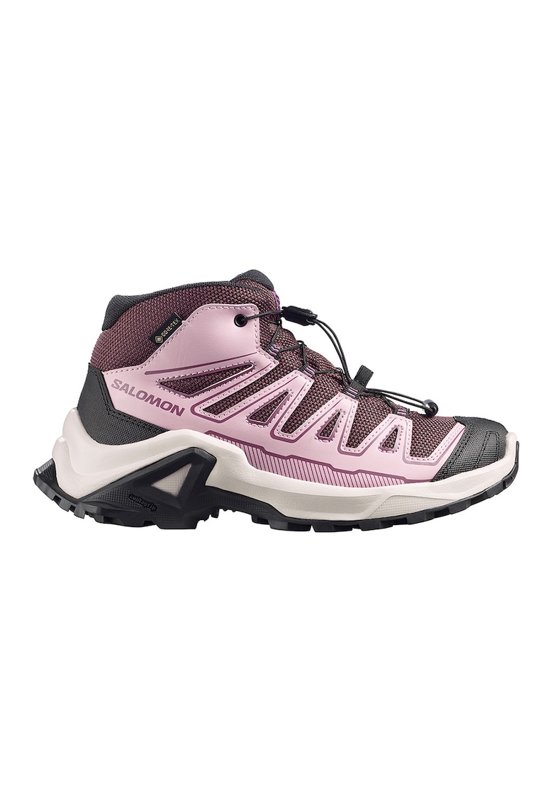 Ghete X ULTRA MID GTX pentru drumetii - Roz deschis/Negru stins/Violet tyrian