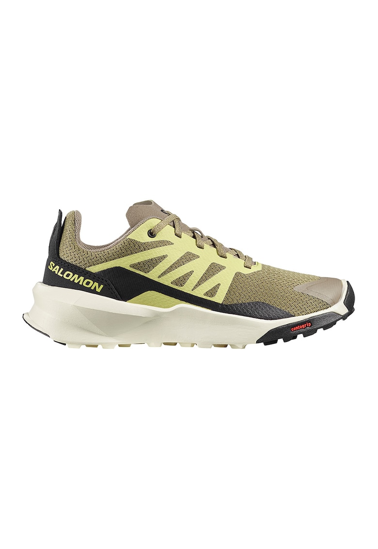 Pantofi sport Patrol pentru drumetii - Negru/Verde sparanghel/Verde fistic