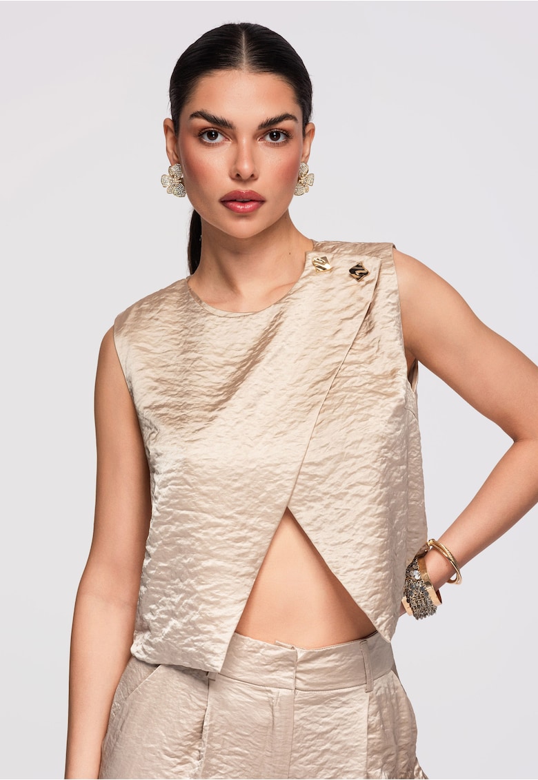 Bluza fara maneci OW-TS-E0018 - Kaki