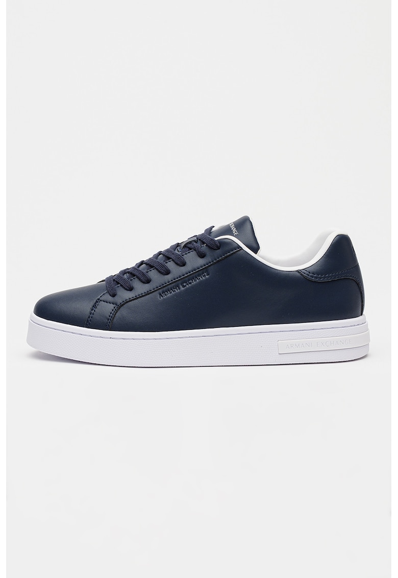 Pantofi sport din piele cu detaliu logo