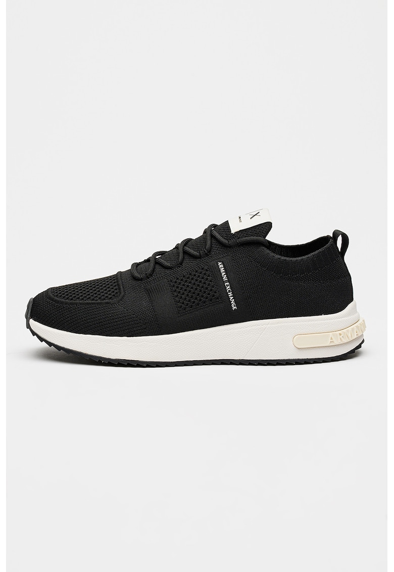 Pantofi sport slip-on din plasa - Negru