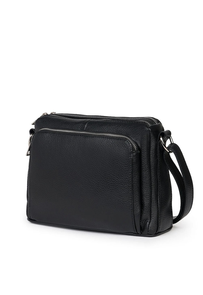 Poseta dama din piele naturala Vania` - Negru