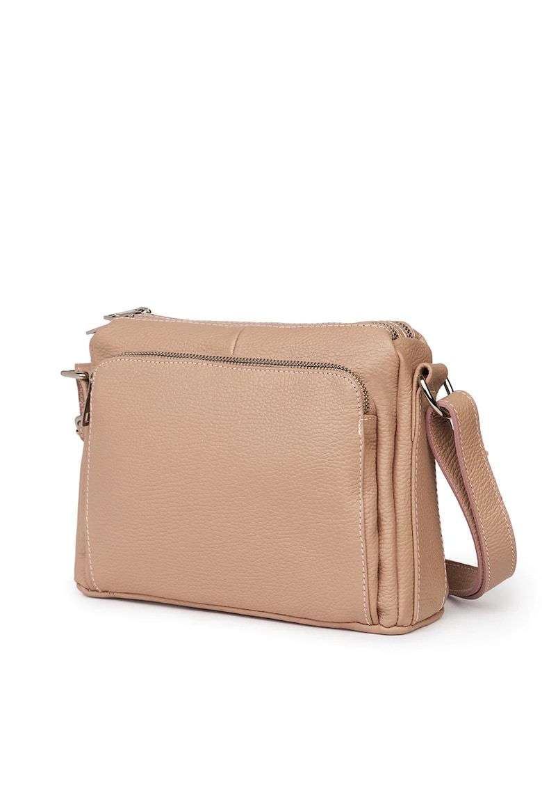 Poseta dama din piele naturala Vania` - Roz