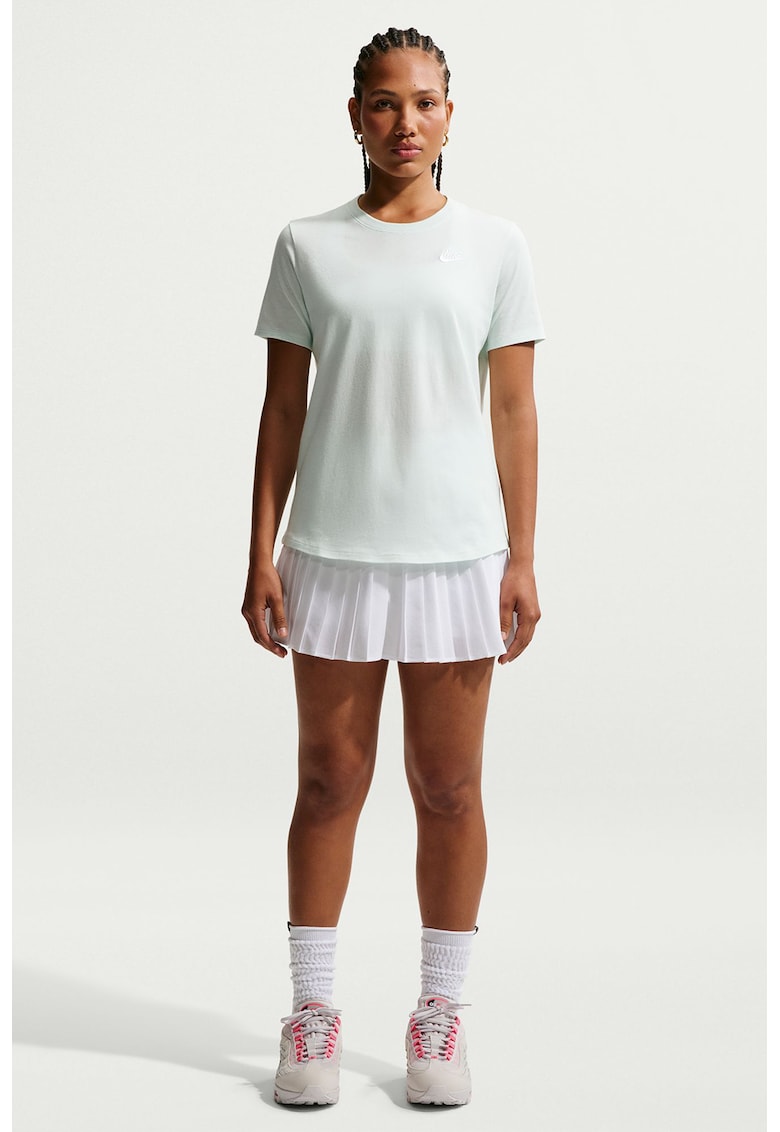 Tricou cu decolteu la baza gatului Sportswear Club Essentials - Gri cenusiu