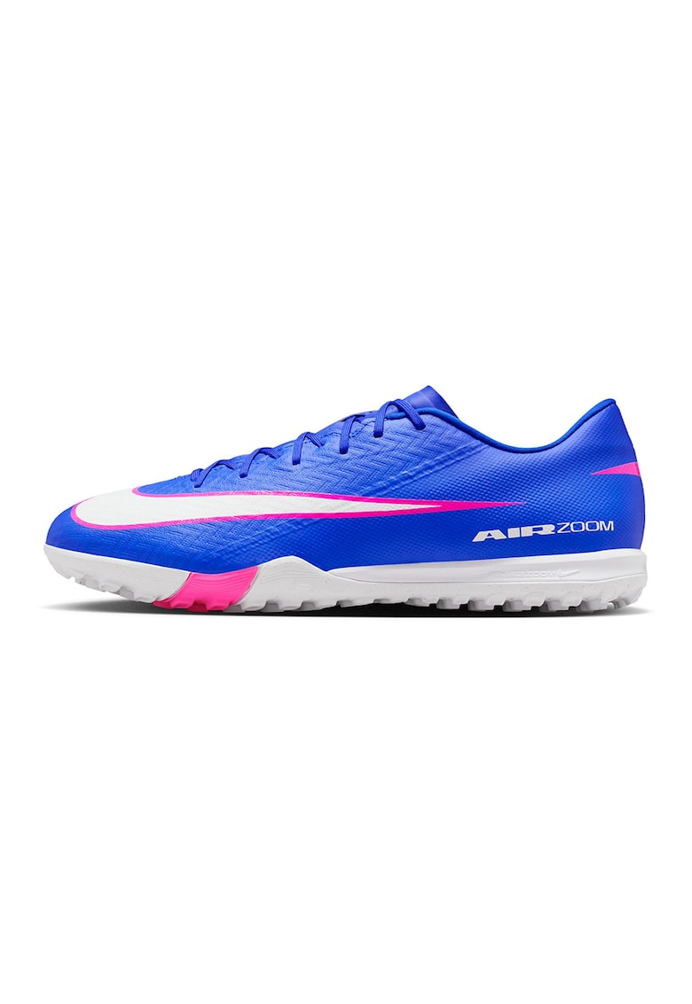 Pantofi Mercurial Vapor 16 Academy cu branturi cu amortizare pentru fotbal - Alb/Fucsia/Albastru royal
