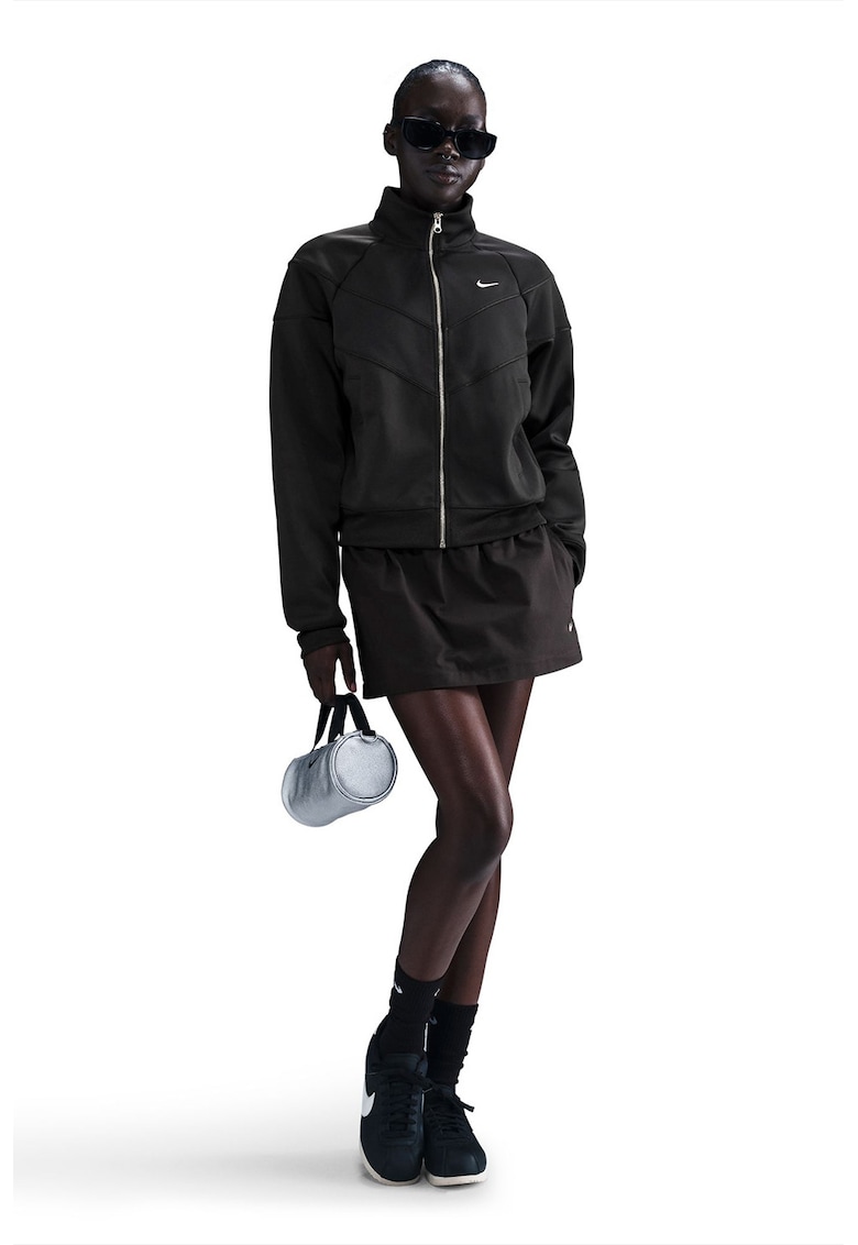 Jacheta cu fermoar Sportswear Windrunner - Negru