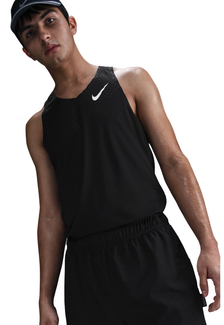 Pantaloni scurti pentru alergare Challenger Breathe - Negru