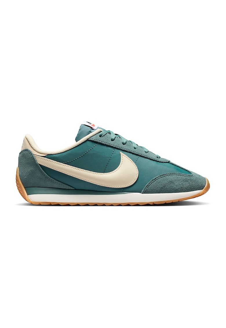 Pantofi sport Pacific cu garnituri din piele intoarsa - Verde/Crem