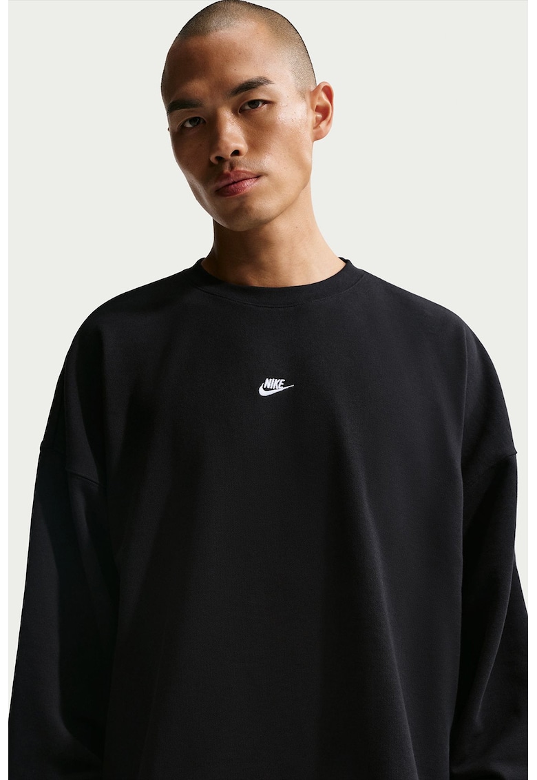 Bluza de trening lejera cu terminatie ajustabila Club - Negru