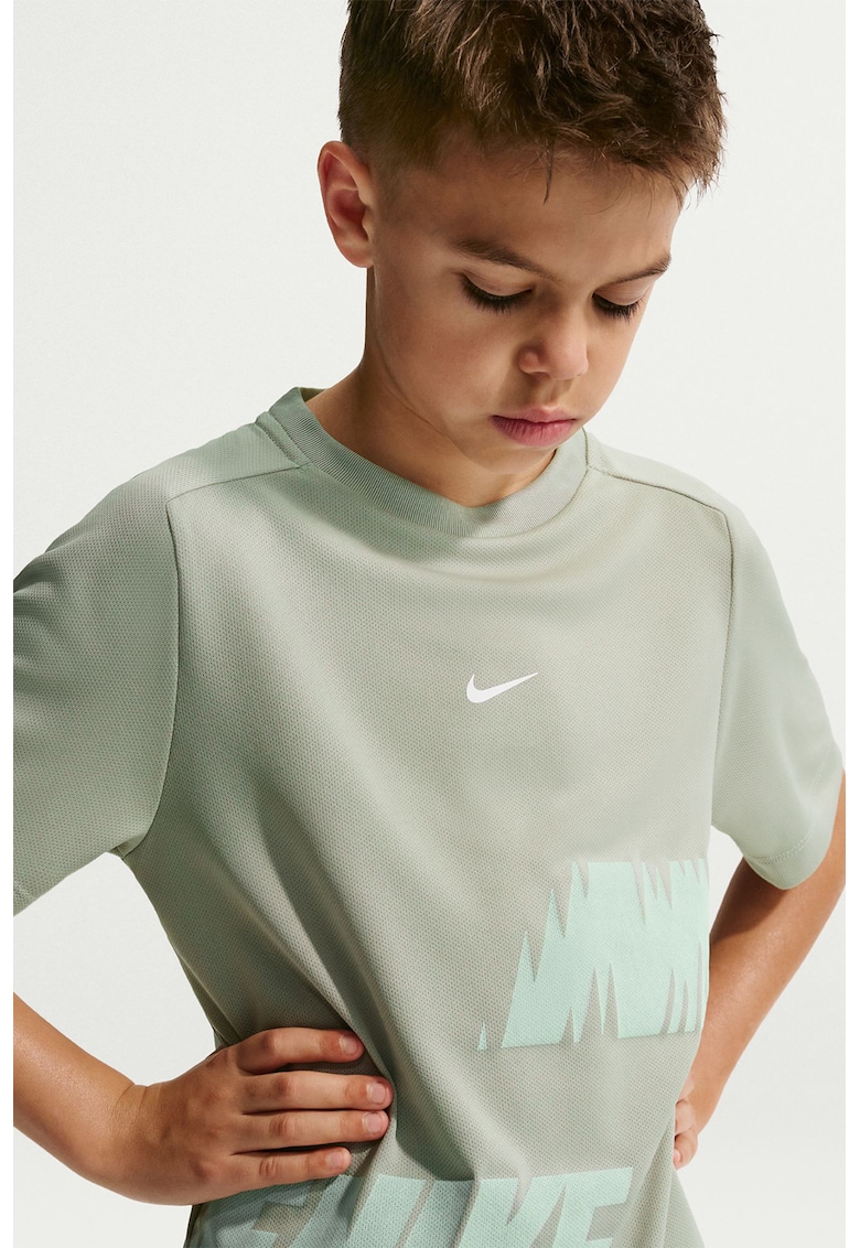 Tricou cu imprimeu pentru antrenament Bold - Verde pal