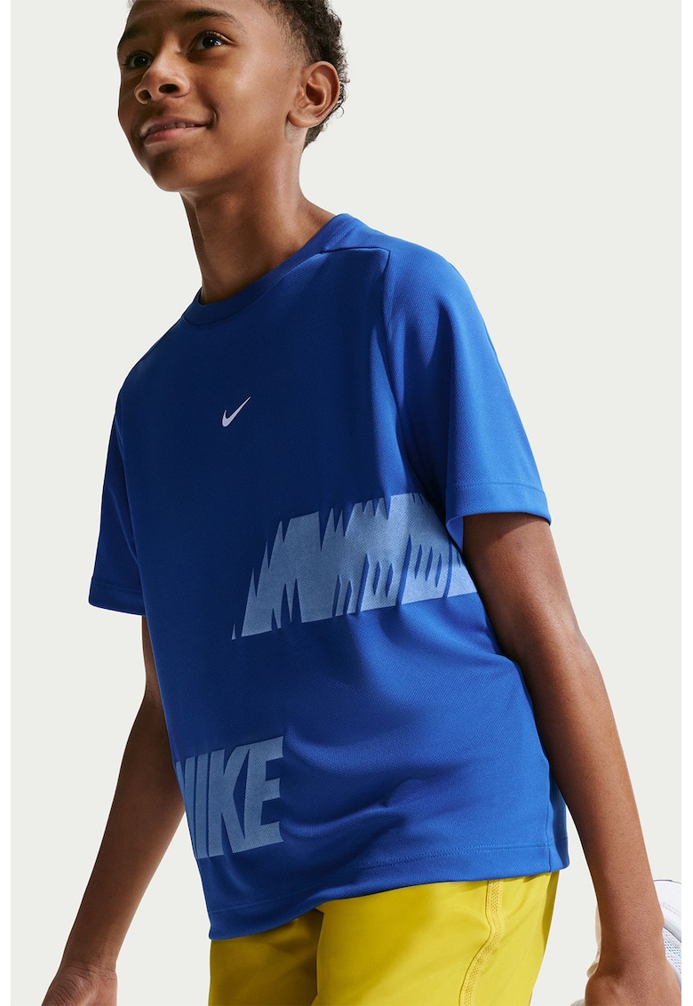 Tricou cu imprimeu pentru antrenament Bold - Albastru royal