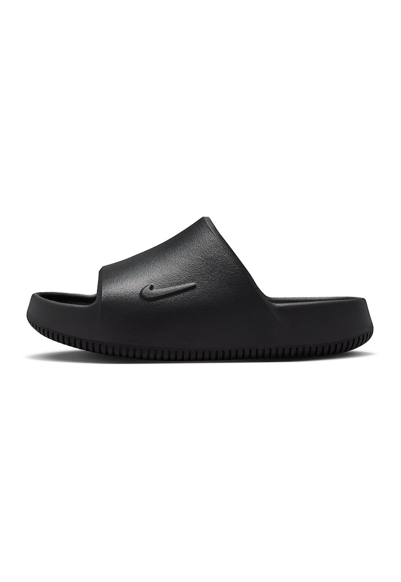Papuci cu logo in relief Calm 2.0 - Negru