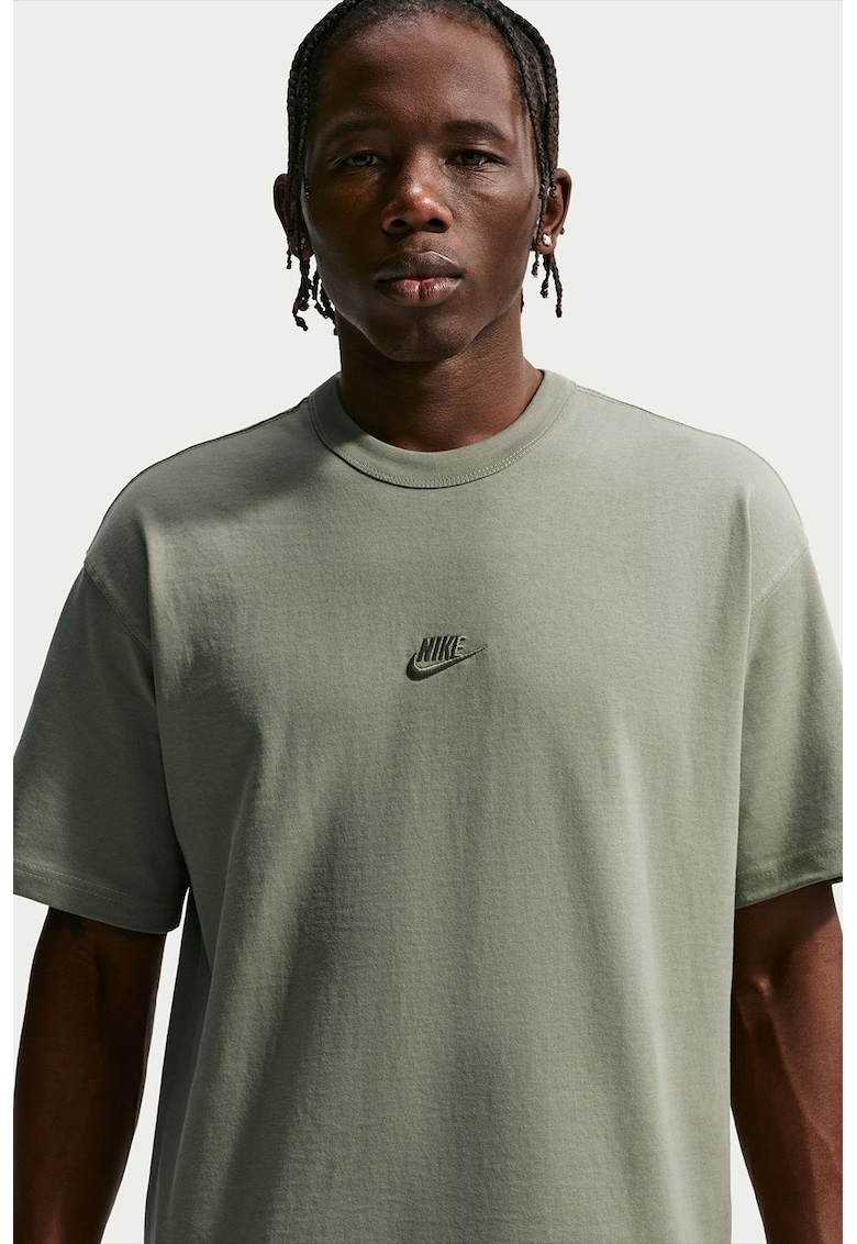 Tricou relaxed fit cu broderie logo Premium Essentials