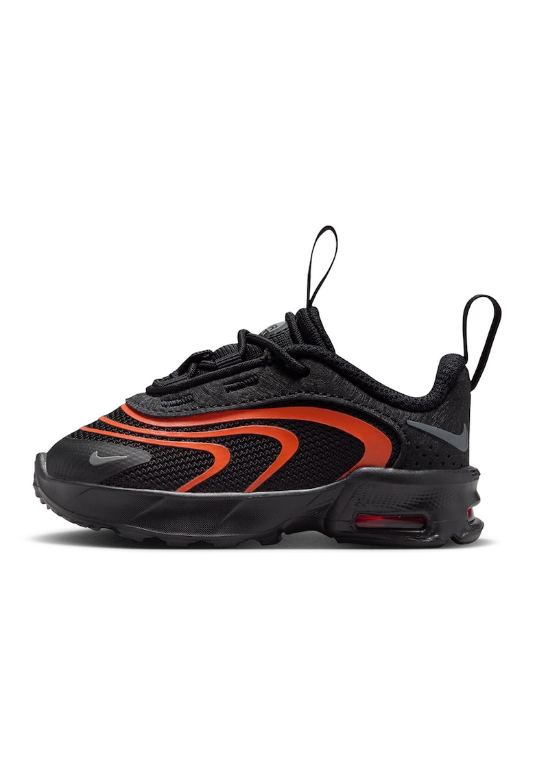 Pantofi sport Air Max Fire din material textil - Negru/Rosu vermillion