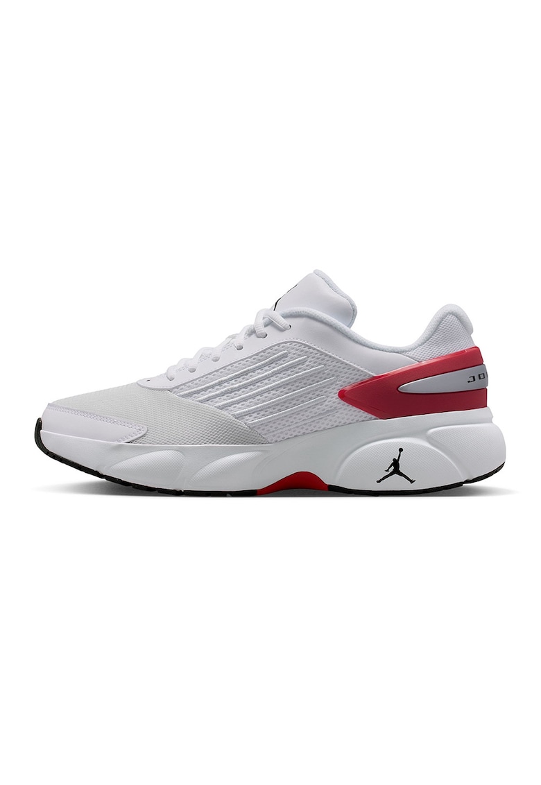 Pantofi sport Jordon Trunner Flow cu garnituri de plasa - Rosu/Alb