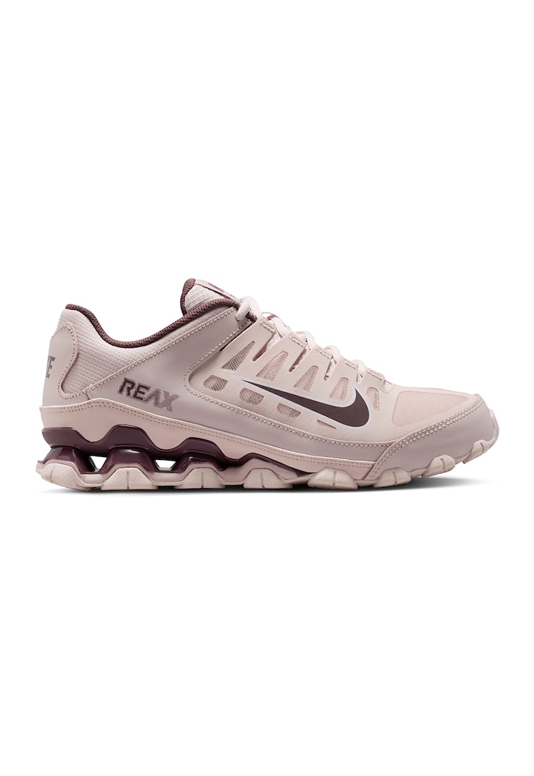 Pantofi Reax 8 din piele si material textil pentru fitness - Rosu stins