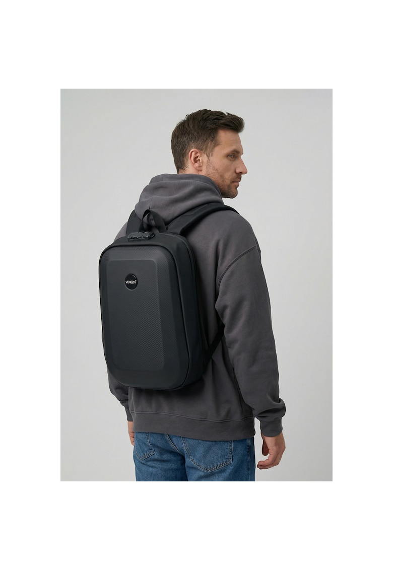 Rucsac cu cifru - Negru