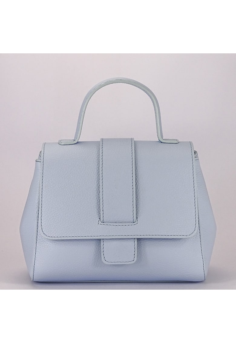 Geanta albastru deschis din piele naturala 1047 123 19925 - Albastru