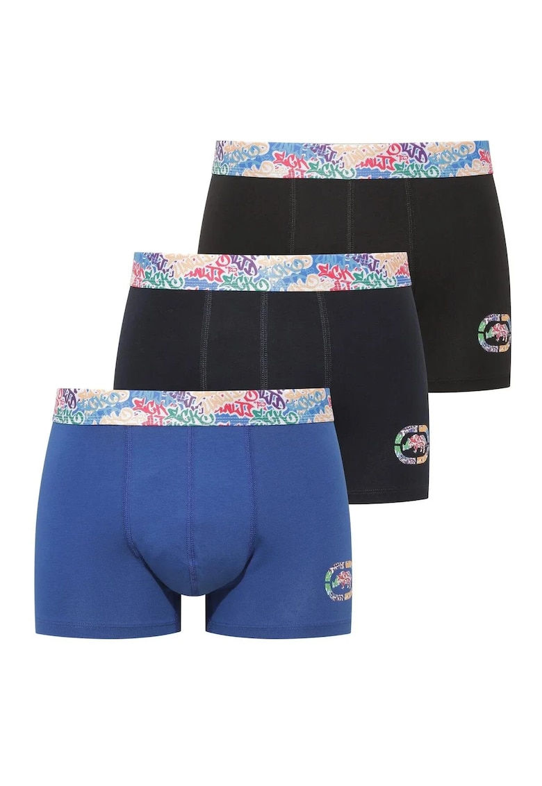 3 perechi boxeri - ECKO.01.40001 - Multicolor - Multicolor