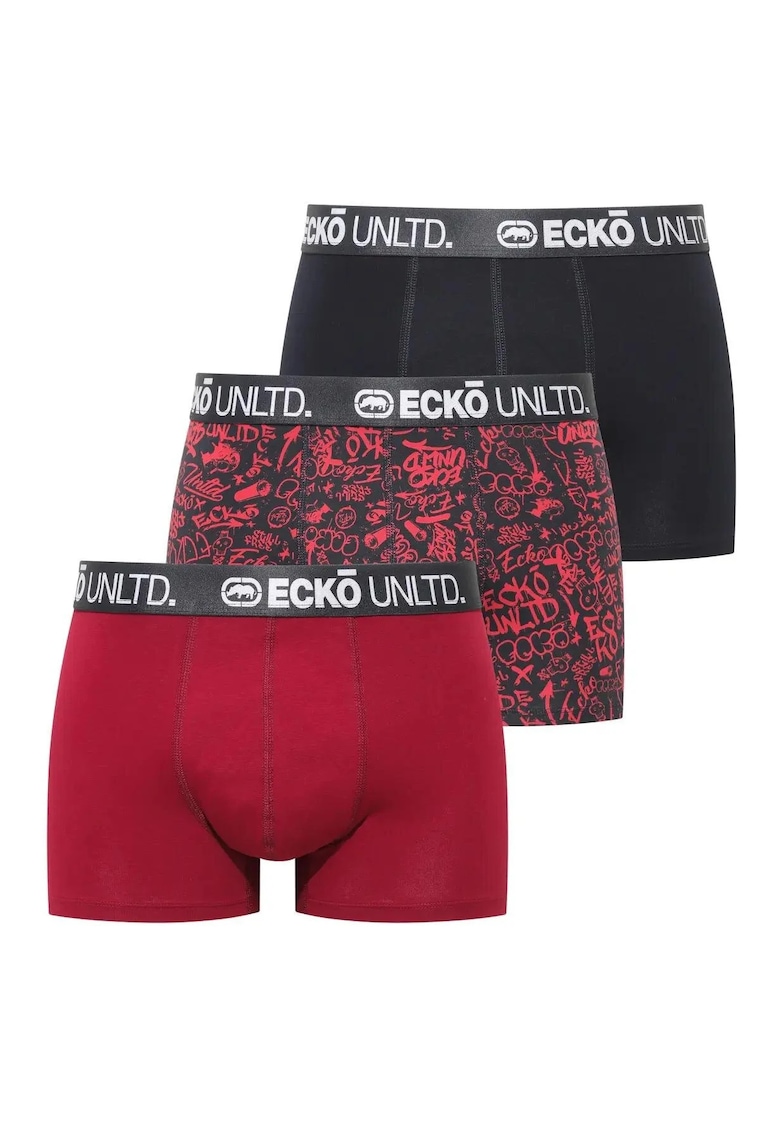 3 perechi boxeri - ECKO.01.40005 - Multicolor