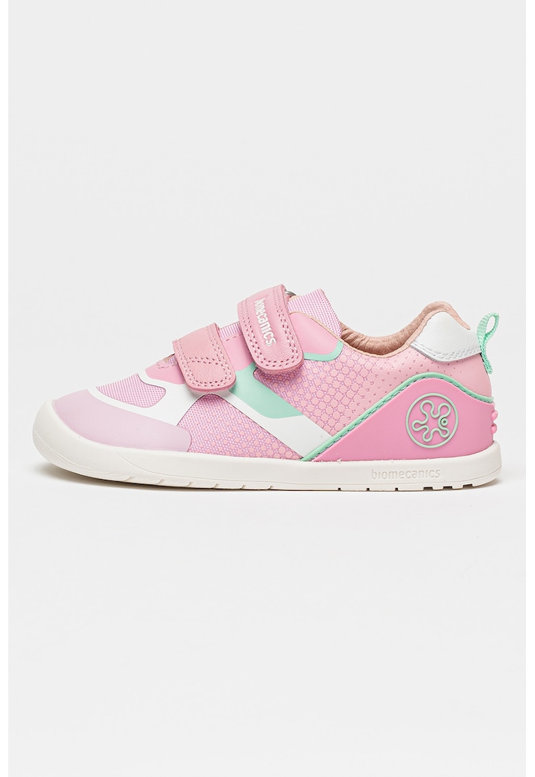 Pantofi sport cu insertii din plasa si velcro