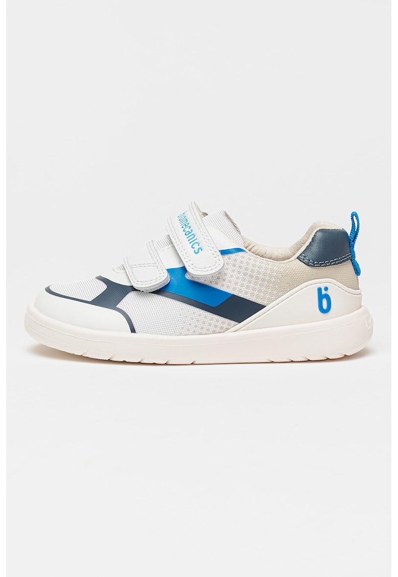 Pantofi sport low-cut cu logo - Alb/Bleumarin