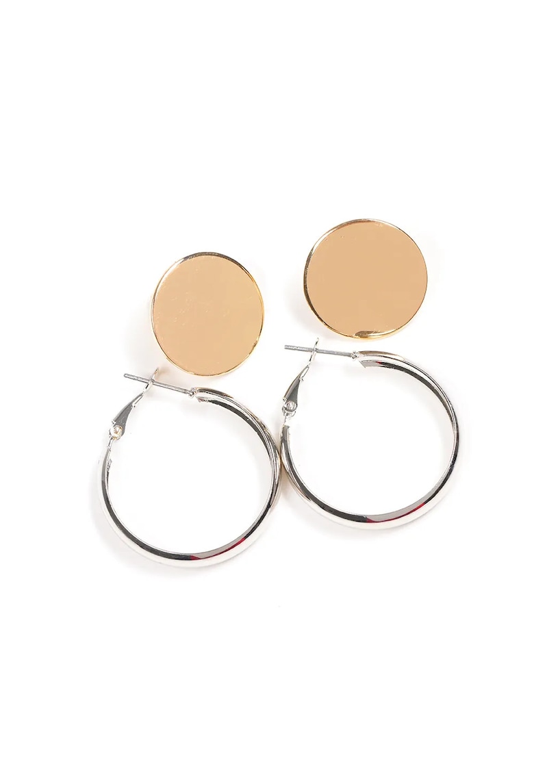 Set 2 perechi de cercei rotunzi