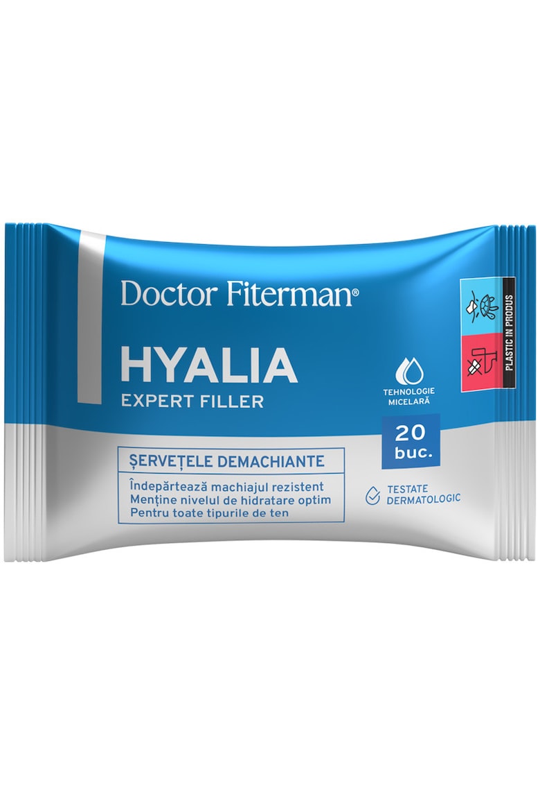 Servetele demachiante Doctor Fiterman HYALIA - 20 buc