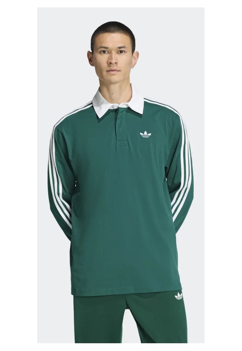 Adicolor 3-Stripes Rugby Long Sleeve Barbati Polo