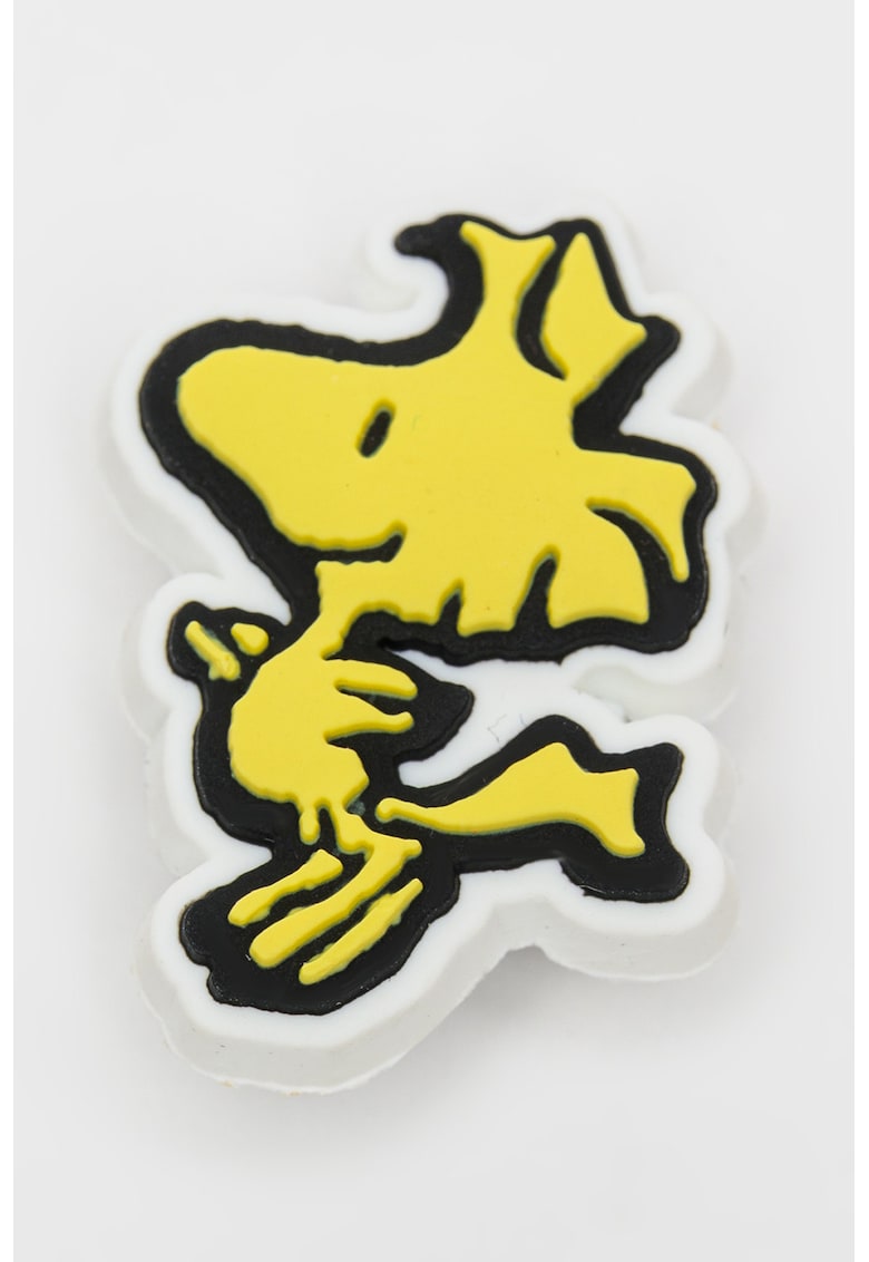 Talisman in forma de pasare Jibbitz™ - Alb/Galben