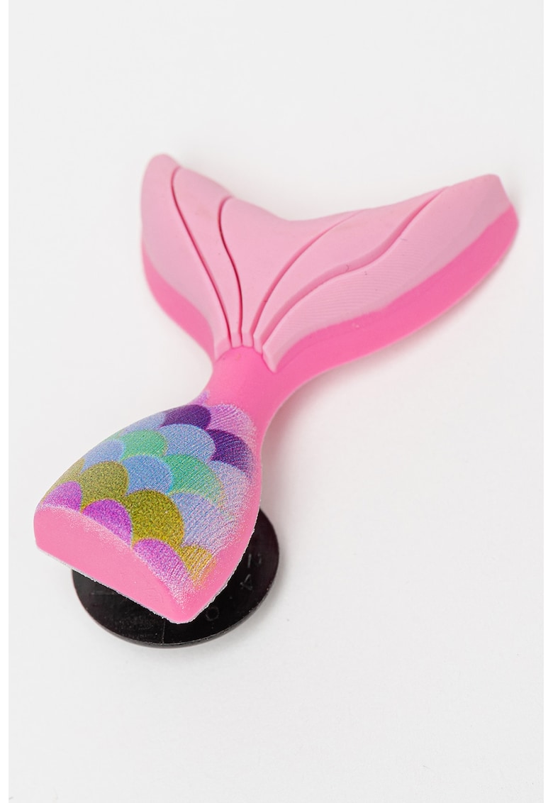 Talisman in forma de coada de sirena Jibbitz - Roz pastel