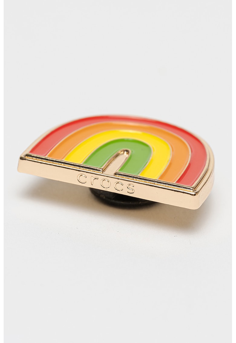 Talisman in forma de curcubeu Jibbitz™ - Rosu/Portocaliu/Galben pal