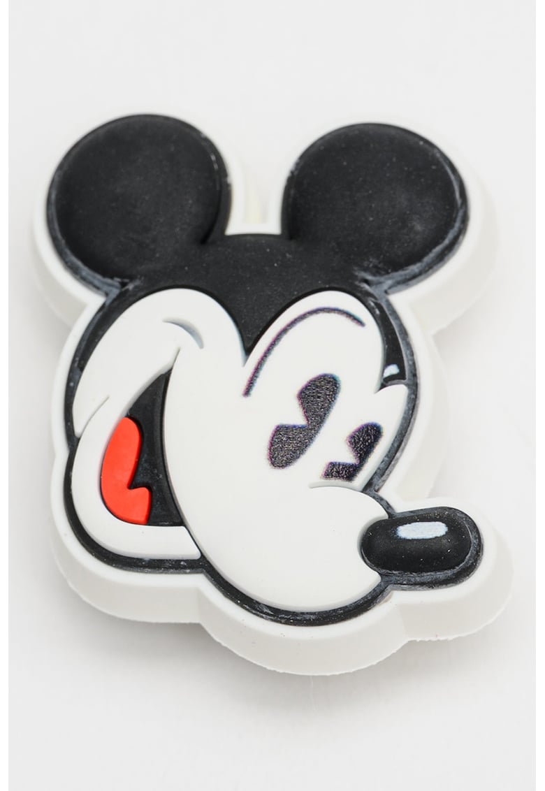 Set de talismane cu tematica Mickey Mouse Jibbitz - 5 piese - Rosu/Alb/Negru