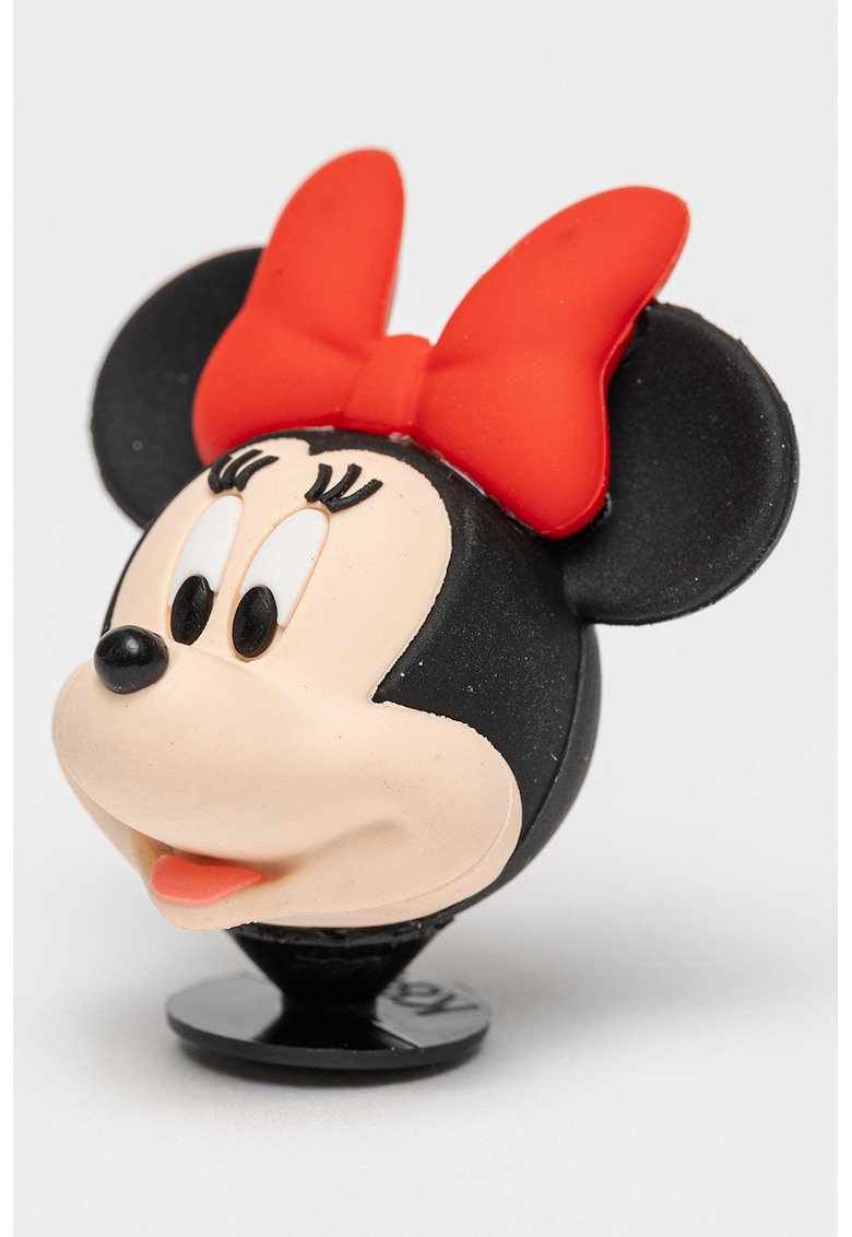 Talisman 3D cu Minnie Mouse Jibbitz™ - Rosu/Negru/Bej deschis