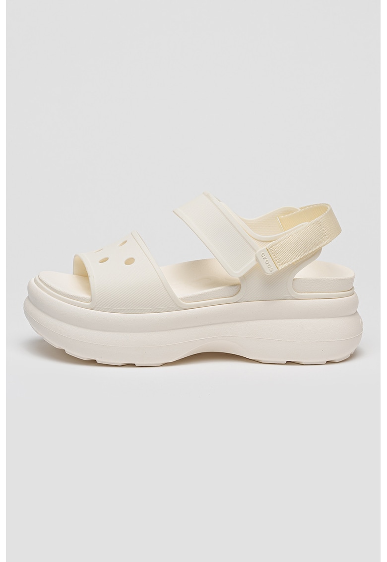 Sandale flatform Soho - Alb murdar