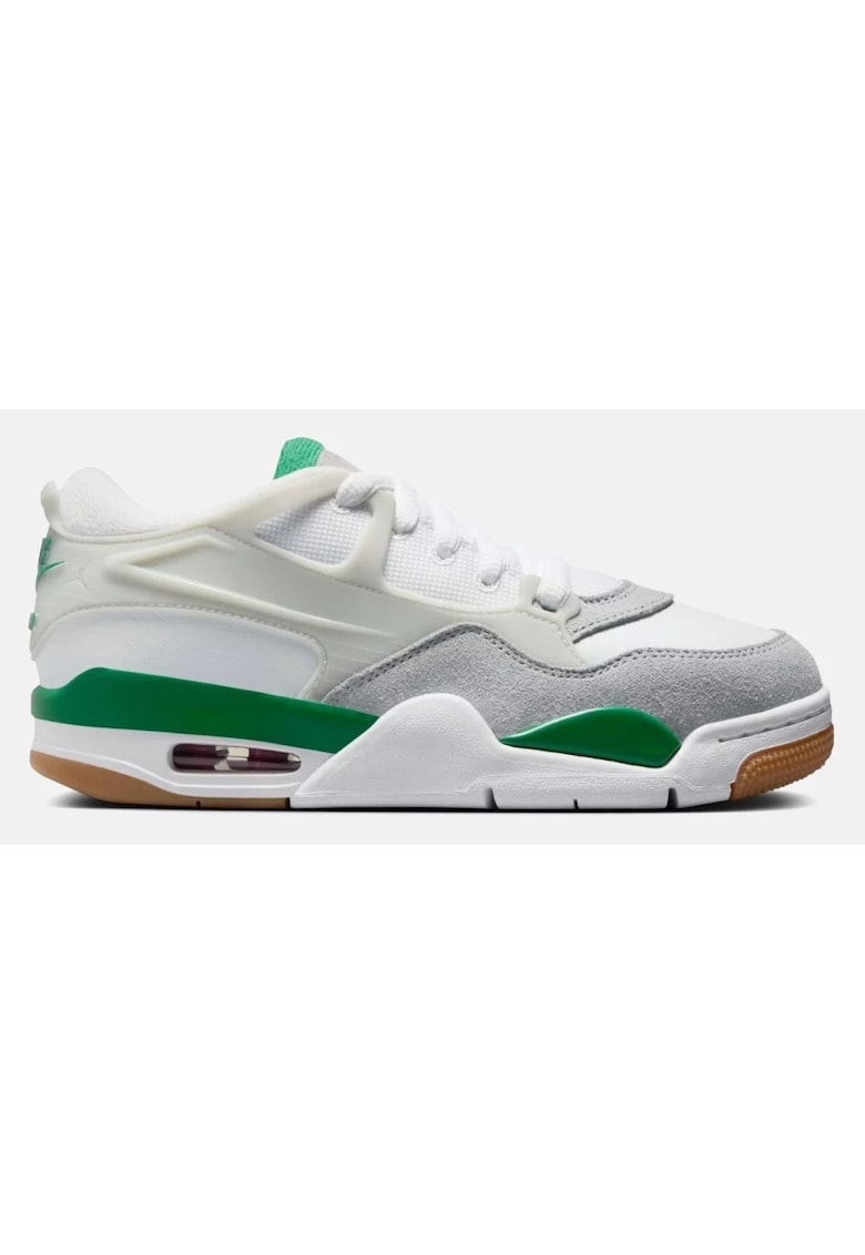 Pantofi sport cu insertii din piele intoarsa Air Alb