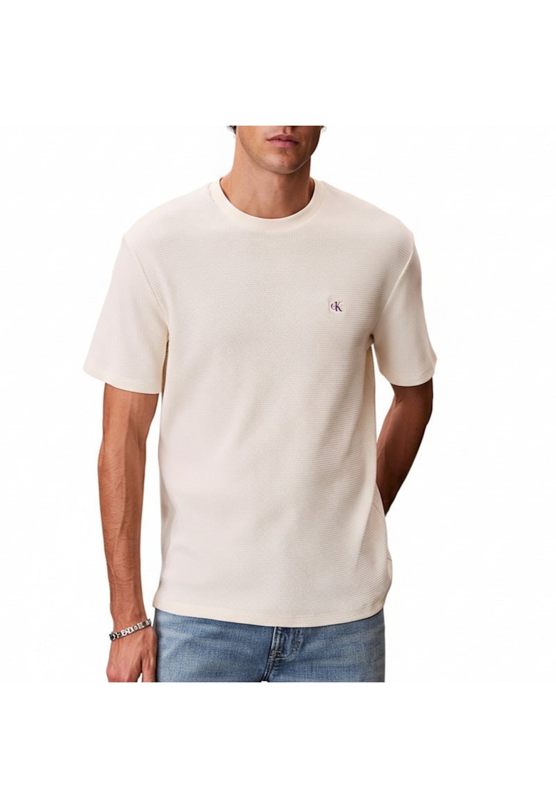 Tricou SS WAFFLE BADGE CREWNK TEE-LV04RD008G-F7J