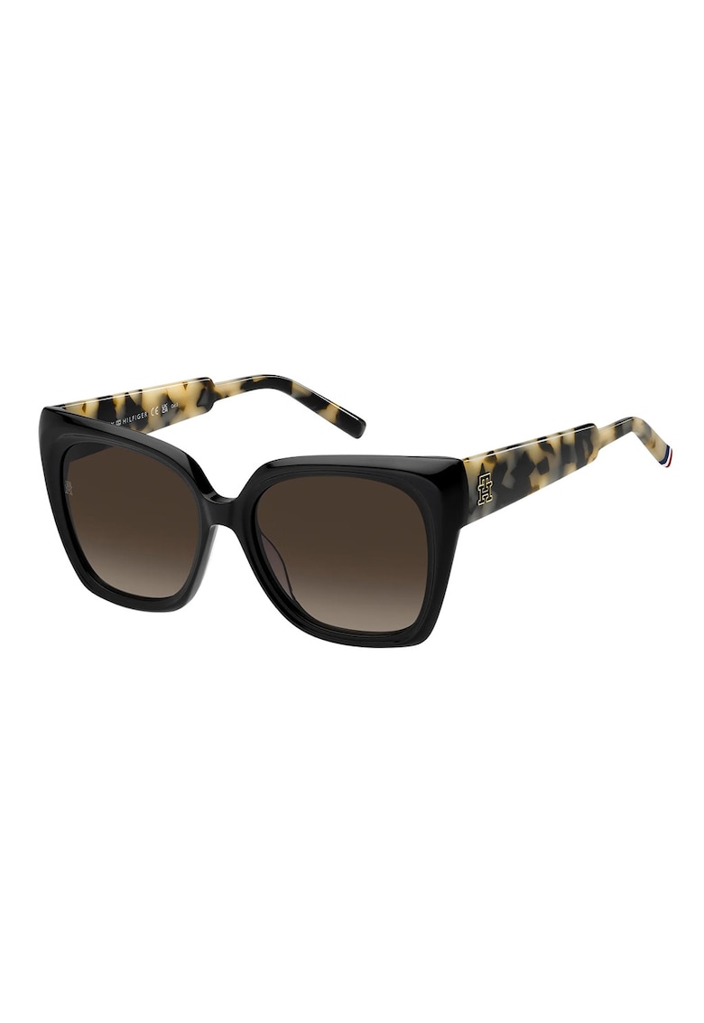 Ochelari de soare butterfly cu lentile in degrade - Negru/Crem