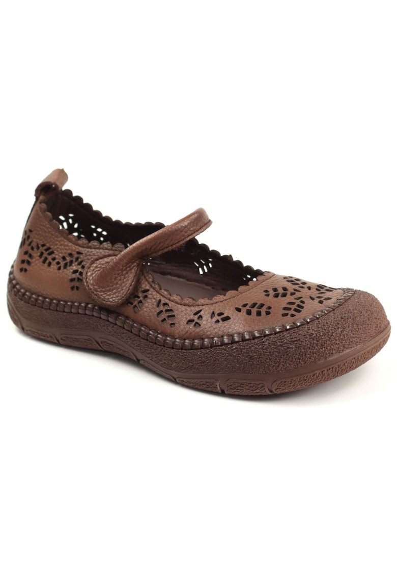 Pantofi dama piele naturala 9VZM80008B 02 N - Maro