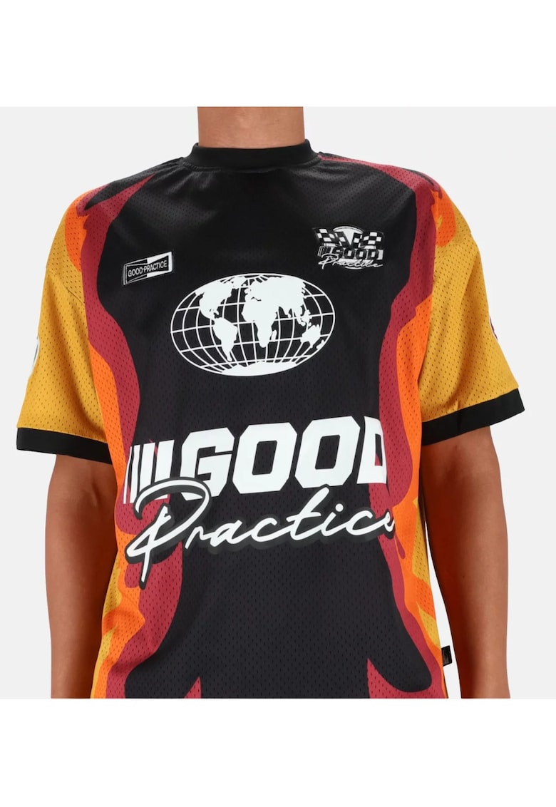 Tricou Unisex cu logo supradimensionat