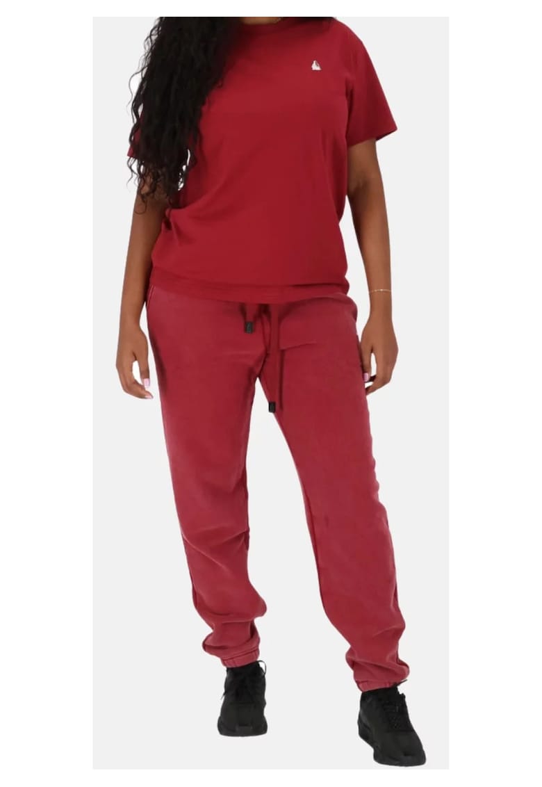 Pantaloni de trening unisex cu snur - Castaniu